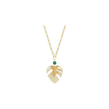 Swarovski Tropical Leaf Necklaces Women's