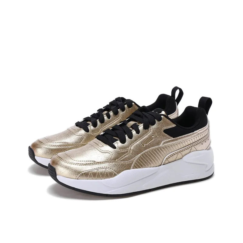 PUMA X Ray2 Square Metallic Tum Running Shoes Gold-4
