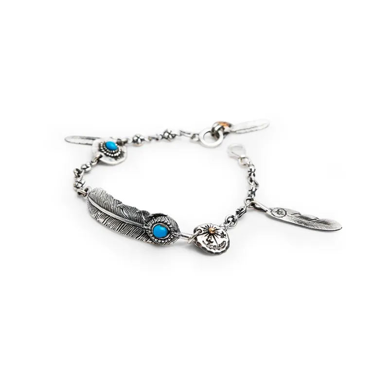 Ruibeila 925 Sterling Silver Bracelets Unisex-1