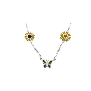 STUGAZI White Gold Plated Copper Necklaces Unisex