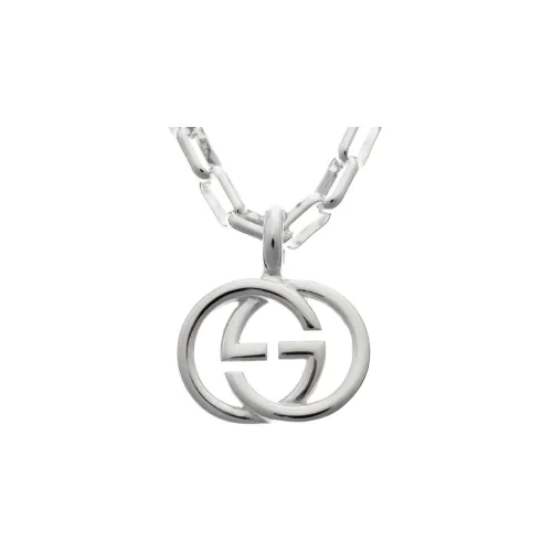 GUCCI Classic Double G Necklace Collection Necklace Unisex