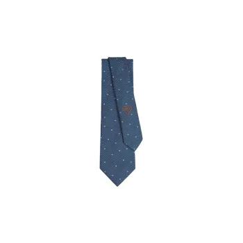HERMES Darling Ties Men Ocean/Sky Blue