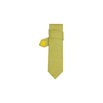 HERMES Ties Men Yellow