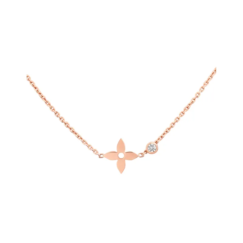 LOUIS VUITTON Idylle Blossom Pendant Pink Gold And Diamond-0