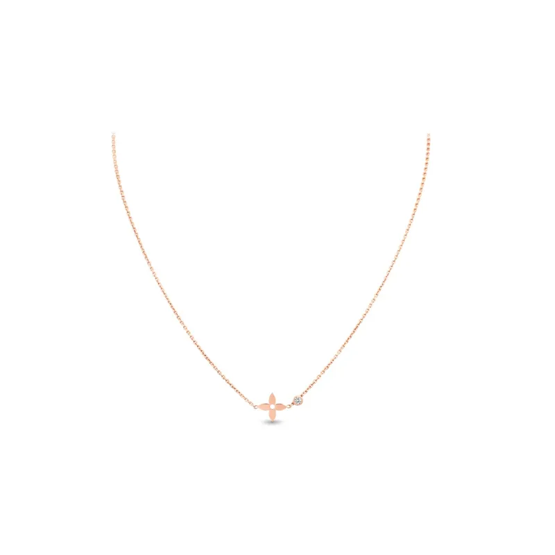 LOUIS VUITTON Idylle Blossom Pendant Pink Gold And Diamond-1