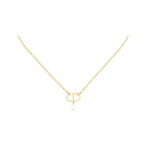 DIOR Women Classic CD Necklace Series Necklace