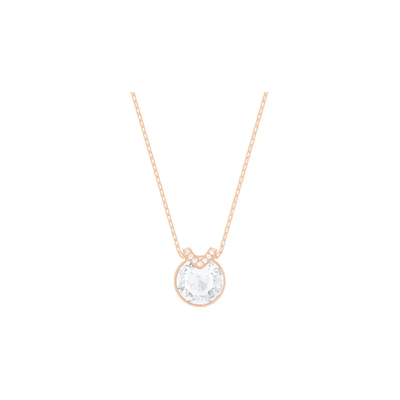 Swarovski Bella Rose Gold Necklaces Women's-0
