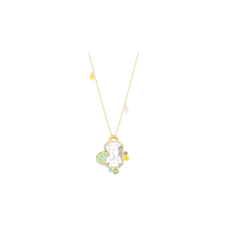 Swarovski No Regrets Zircon Necklaces Women's Gold-0