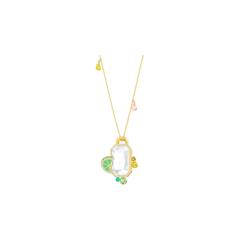 Swarovski No Regrets Zircon Necklaces Women's Gold-1