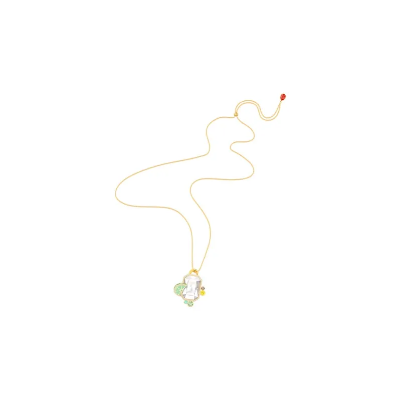 Swarovski No Regrets Zircon Necklaces Women's Gold-2
