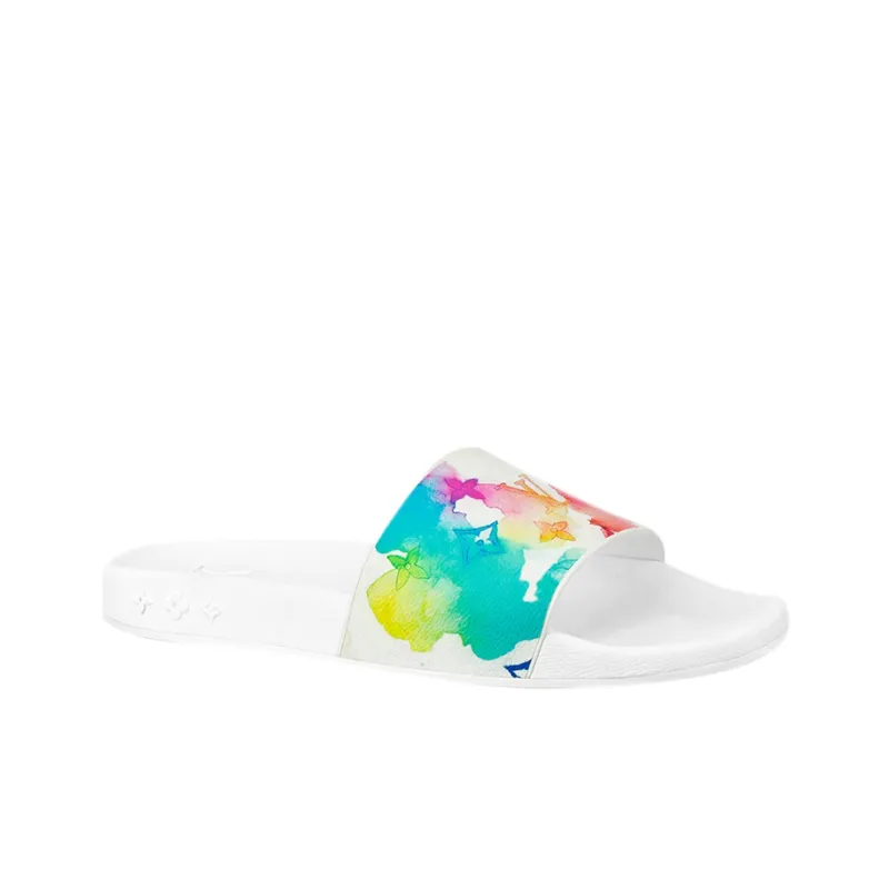 LOUIS VUITTON Waterfront Mule Multicolor Watercolor-1