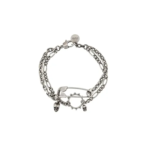 Alexander McQueen Bracelets Men Silver