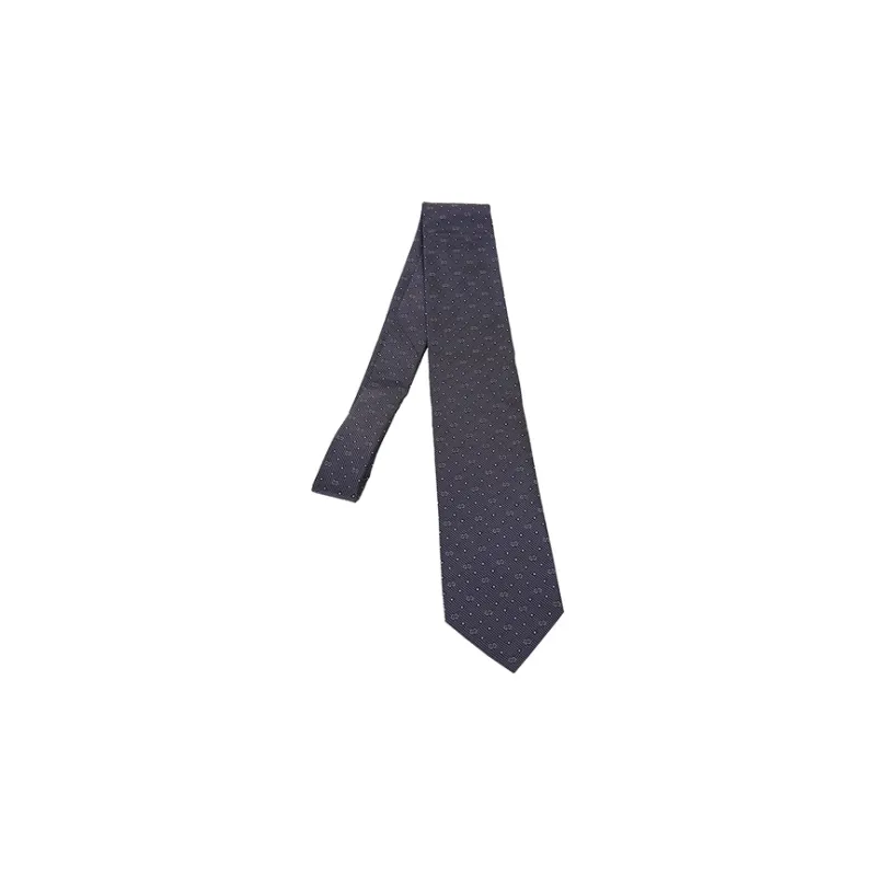 GUCCI Ties Men Gray Polka Dot-2