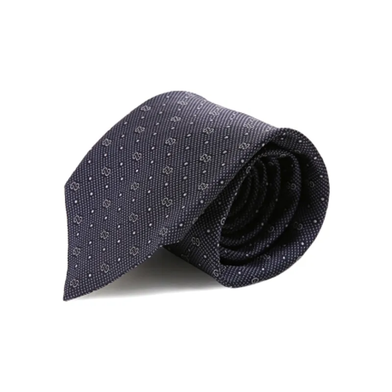 GUCCI Ties Men Gray Polka Dot-0