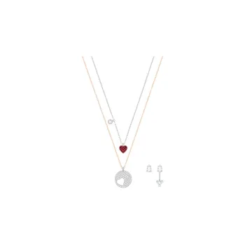 Swarovski Crystal Wishes Necklaces Women's Gold And Silver