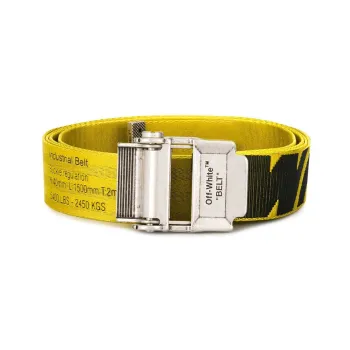 OFF WHITE Belt Men's Yellow Width  4cm