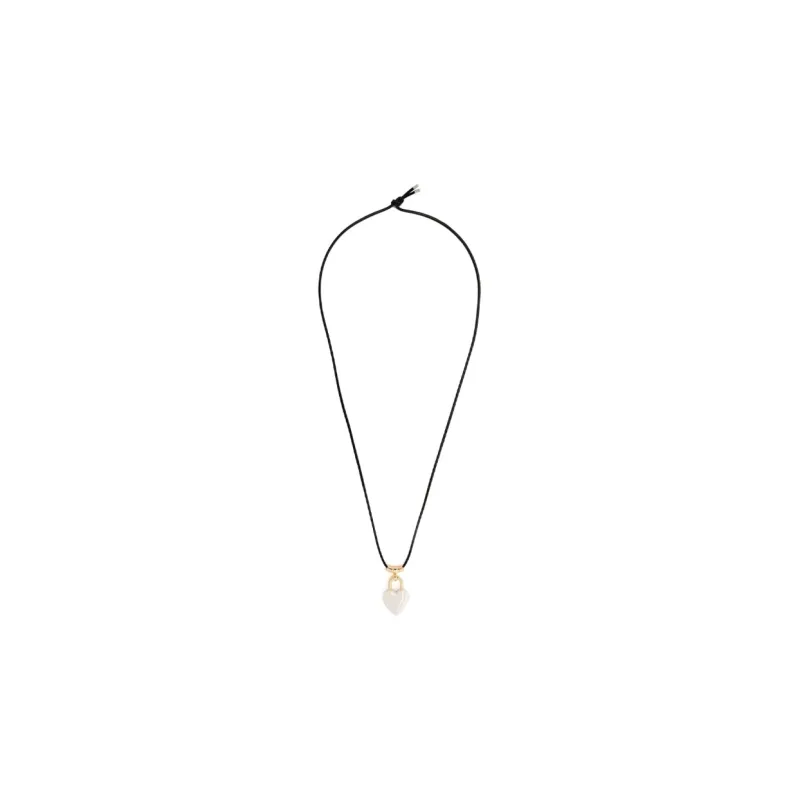 AMBUSH Heart Padlock Pendant Necklace-1