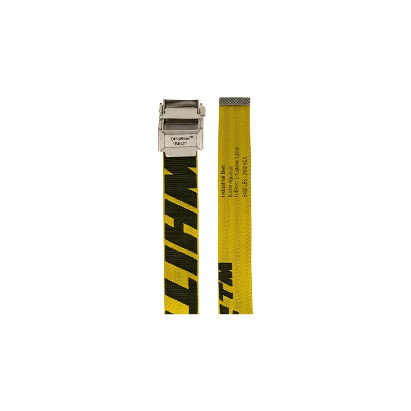 OFF WHITE Belt Men's Yellow Width  4cm-1