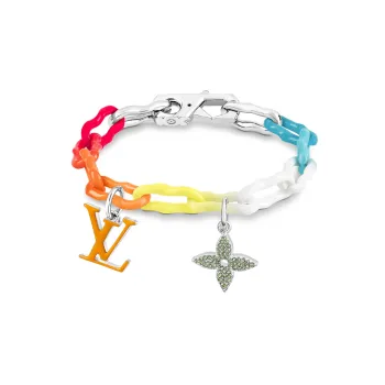 LOUIS VUITTON Ceramic Chain Bracelet