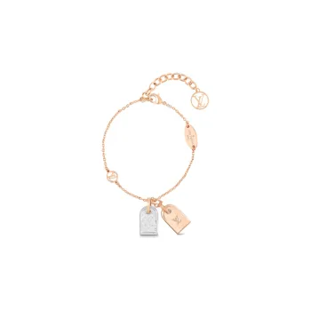 LOUIS VUITTON Nanogram Tag Bracelet
