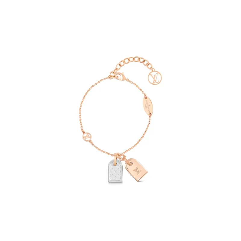LOUIS VUITTON Nanogram Tag Bracelet-0