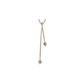 Alexander McQueen Necklaces Men Light Gold
