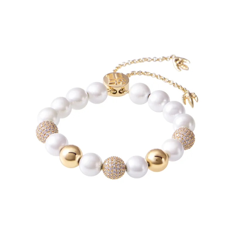APORRO Dragon Collection Dragon Ball Bracelet Adjustable Size Unisex White Gold/Gold/Rose Gold-3
