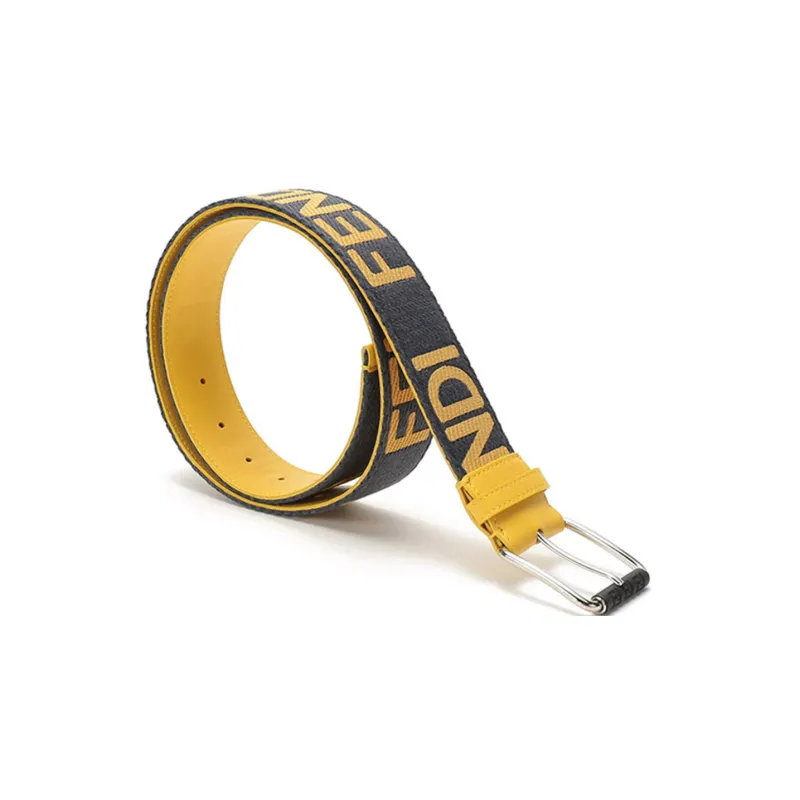 FENDI Belts Men Blue Yellow-1