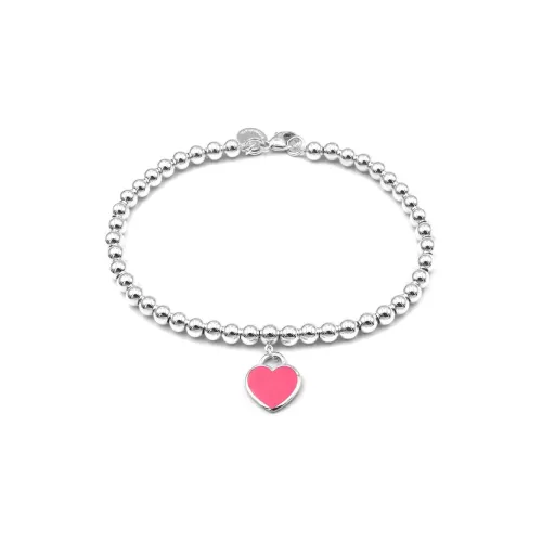 TIFFANY & CO. Return To Tiffany Mini Heart Tag Silver Bracelet