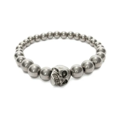 Alexander McQueen Bracelets Men Antique Silver