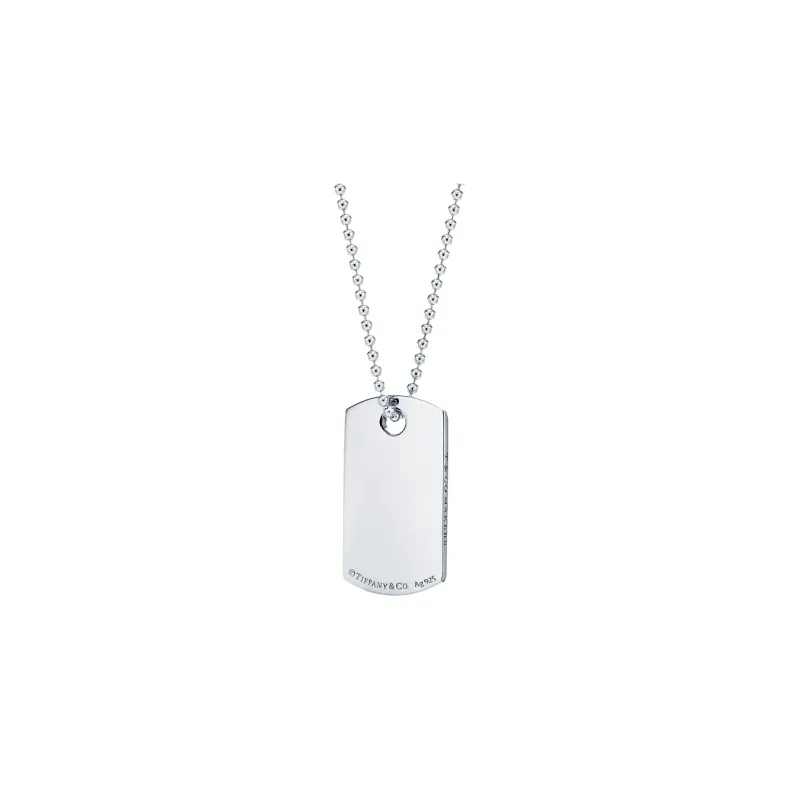 TIFFANY & CO. 925 Sterling Silver Necklaces Unisex-2
