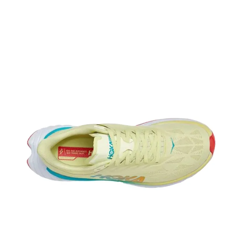 HOKA ONE ONE Carbon X 2 Luminary Green Hot Coral Women's-4
