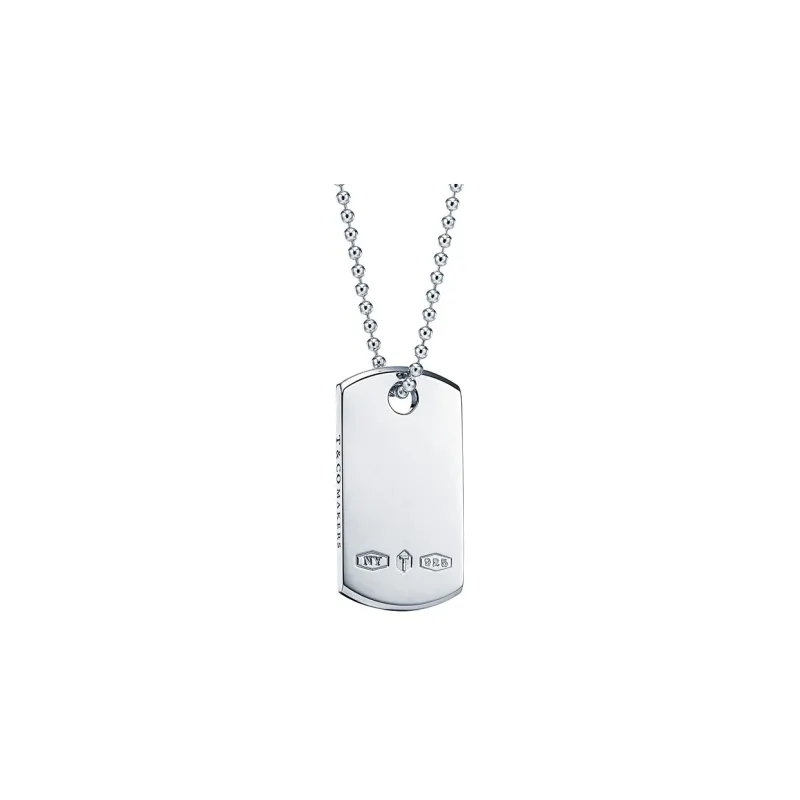 TIFFANY & CO. 925 Sterling Silver Necklaces Unisex-0