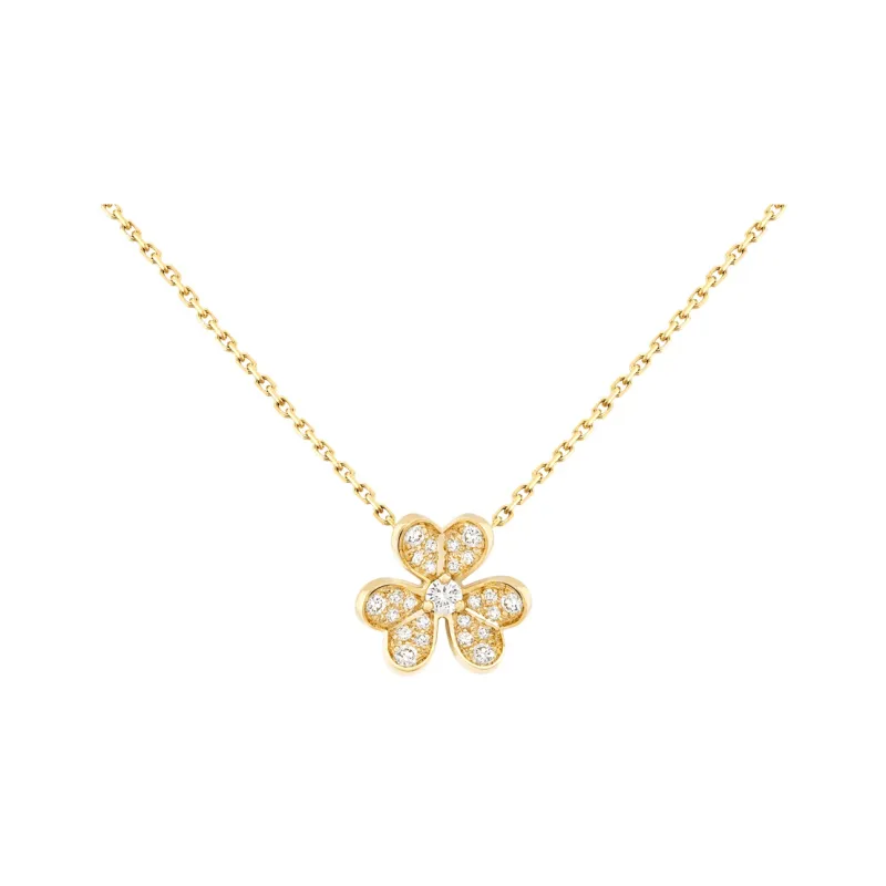 Van Cleef & Arpels Frivole Series Karat Gold Necklaces Women's-0