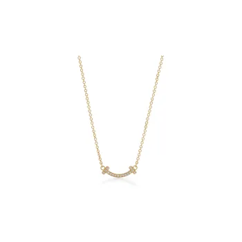 TIFFANY & CO. T Series 18K Gold Necklaces Women's Gold