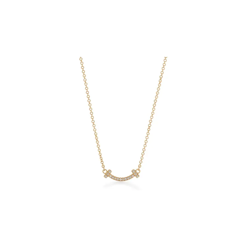 TIFFANY & CO. T Series 18K Gold Necklaces Women's Gold-0