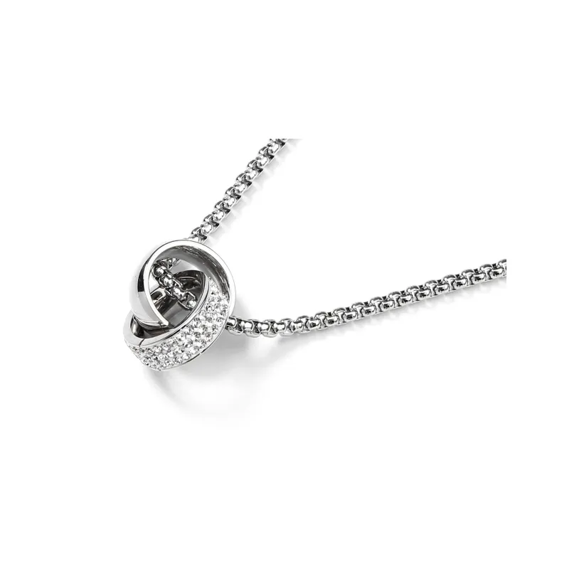 GENANX Necklaces Unisex Silver White-1