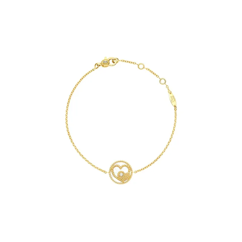 DIOR Rose Bracelets Women's Gold-0