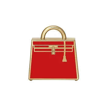 HERMES Kelly Pendants Unisex Red