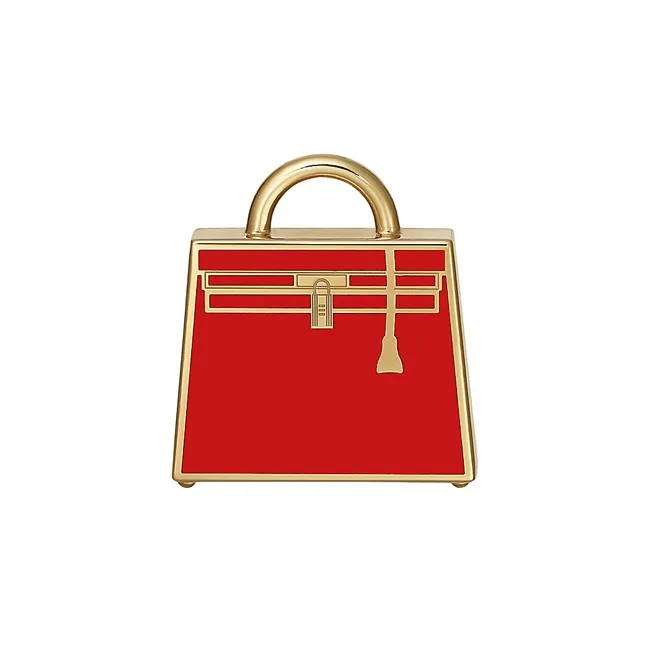 HERMES Curiosite Pendants Unisex Red-0
