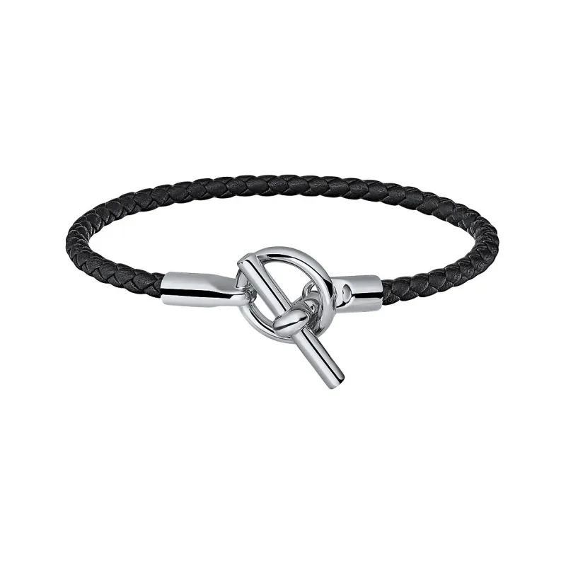 HERMES Leather Bracelets Unisex-0