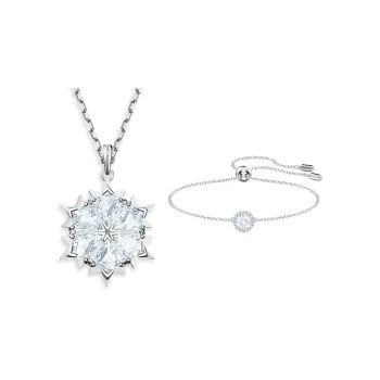 Swarovski Una Angelic Blended Material Necklaces Women's