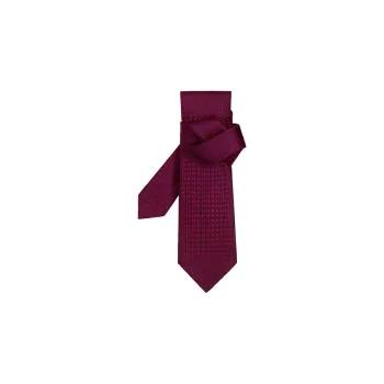 HERMES Ties Unisex Deep Red