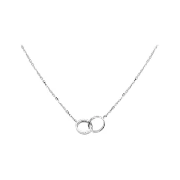 CARTIER Love Necklace Collection 18K White Gold Necklaces Unisex