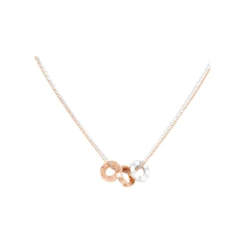 CARTIER LOVE Series 18K White Gold Necklaces Women's