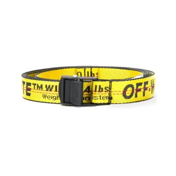 OFF WHITE Belts Unisex Yellow