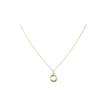 Cartier 2010s 18K Gold Trinity Diamond Necklace