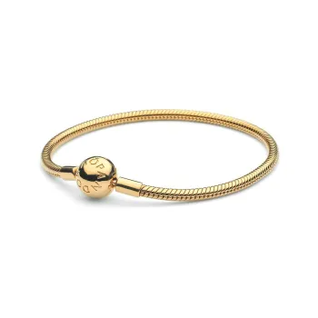 Pandora MOMENTS Plated 18K Gold Bracelets Unisex Gold