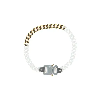 1017 ALYX 9SM Necklaces Unisex Gold/Transparent