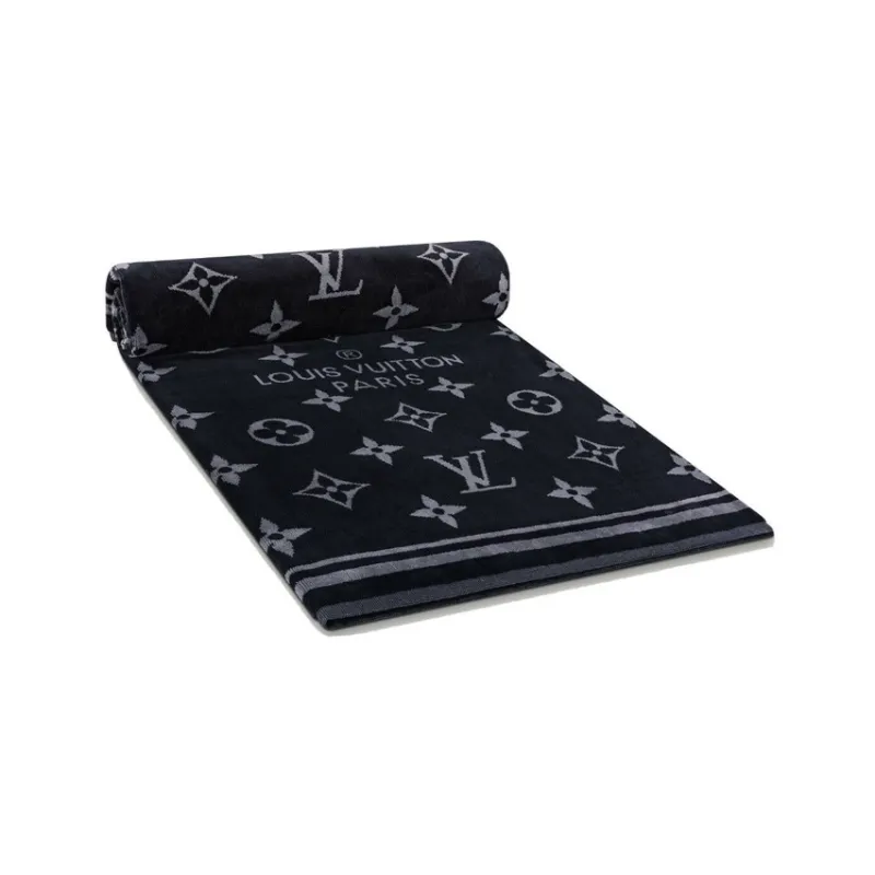 LOUIS VUITTON Monogram Eclipse Beach Towel-1